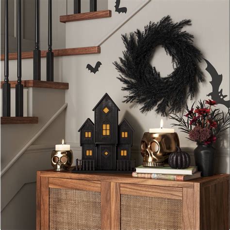 target haunted house metal candle holder|Candle Holder Sets : Halloween Decorations : Target.